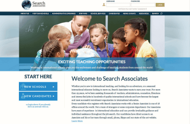 Search Associates website screenshot
