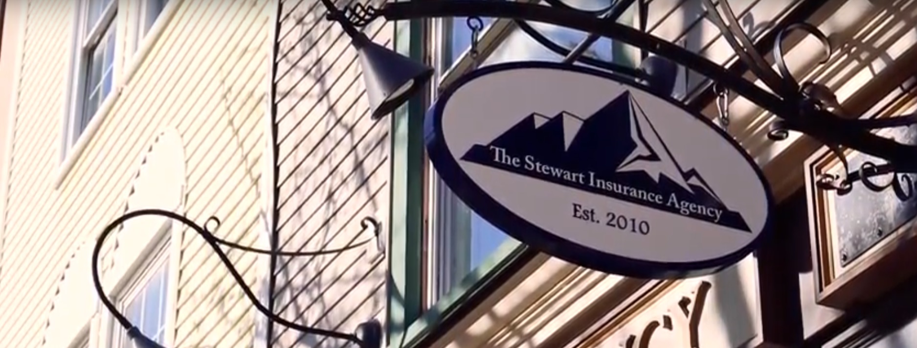 The Stewart Insurance Agency sign